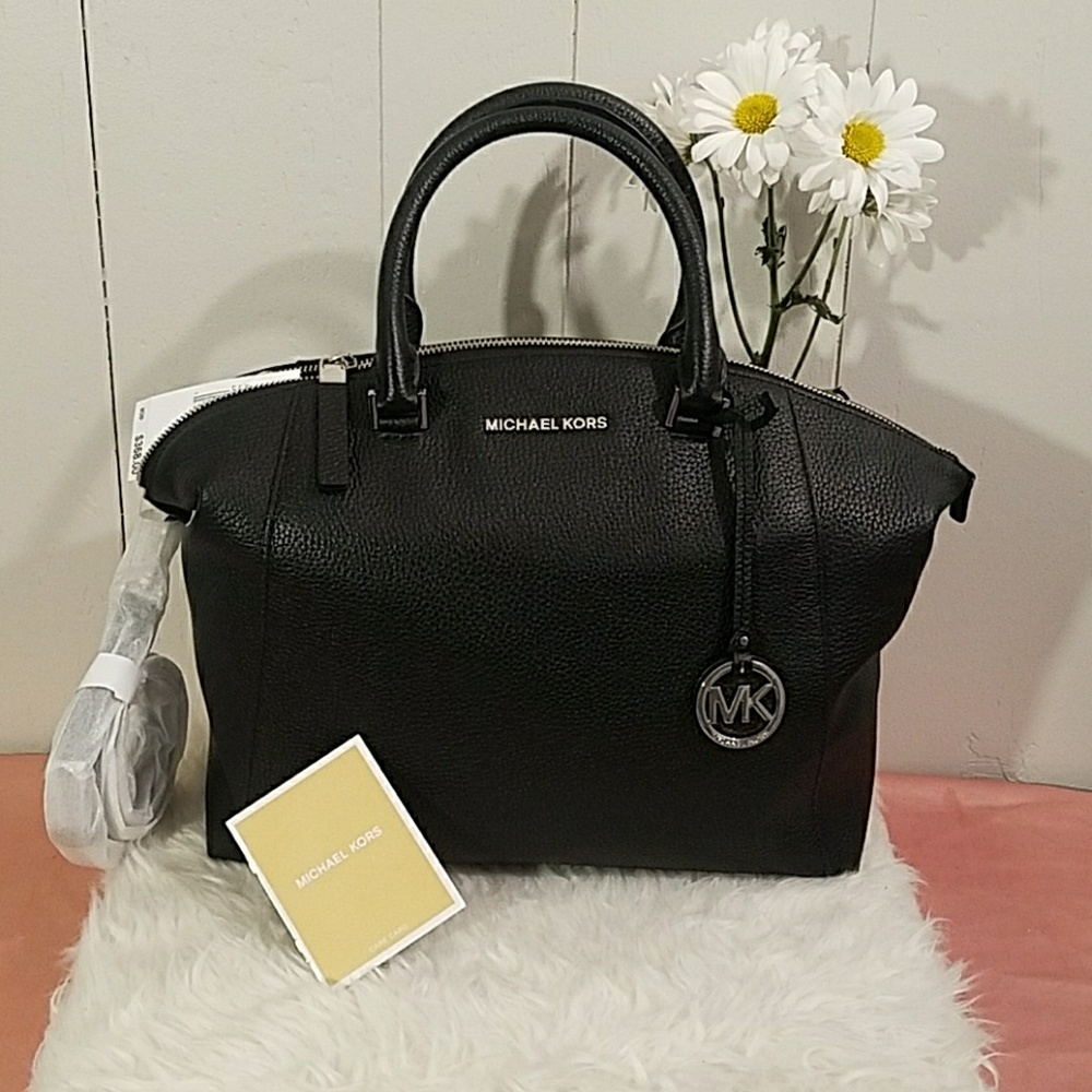 Michael Kors leather satchel bag 